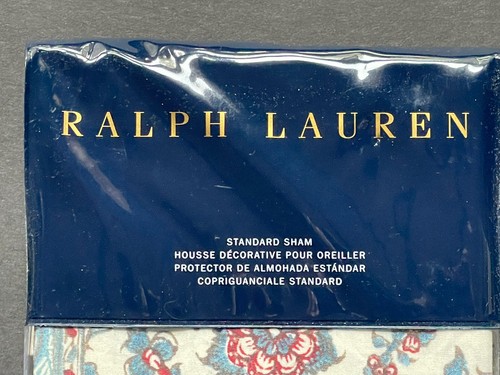 NEW! PAIR Standard RALPH LAUREN Pillow SHAMS Avah Turquoise *BELLE POINTE Floral - Picture 5 of 11