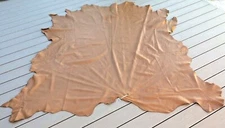 TOWNSEND LEATHER Fatted Calf Pampas aniline golden tan hand finish full hide new