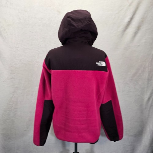 The North Face Rosa Púrpura Polartec Reciclado Con Capucha Exterior Caminata Vellón Mediano - Imagen 2 de 16