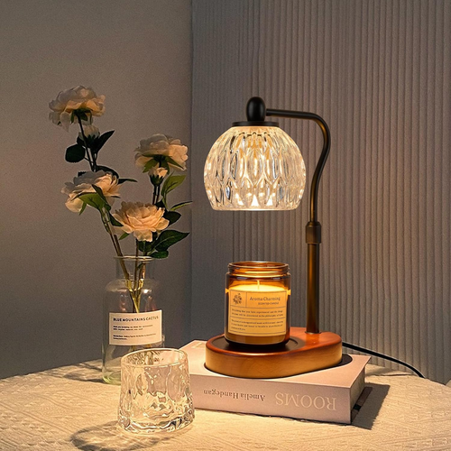 Lampada Scaldabagno Regolabile Con Timer Di Cera Elettrica Regolabile in Altezza - Foto 11 di 12
