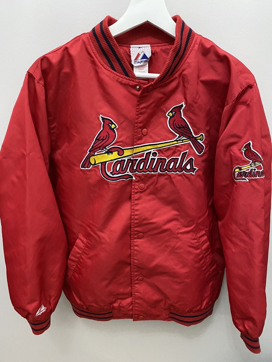 Vintage Majestic MLB St Louis Cardinals Satin Jacket Kids Vintage Majestic MLB St Louis Cardinals Satin Jacket Kids