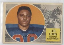 1960 Topps CFL Leo Lewis #82 11tn