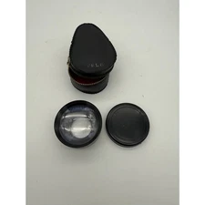 Spiratone Telephoto Lens 6x6 Made in Japan w/ Caps & Case Vintage Camera Optic