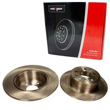2X MAXGEAR BREMSSCHEIBEN HINTEN 286mm VOLL PASSEND FÜR OPEL VECTRA SAAB 9-3 9-5