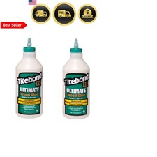 Wood Glue Waterproof Strong Bond Gel 2 Pack for Wood Projects Repairs