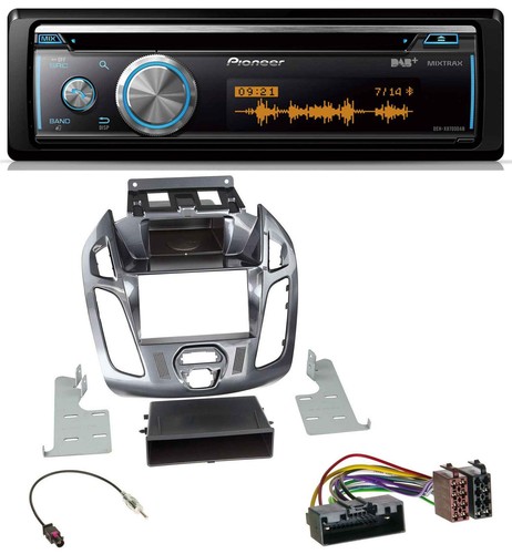Pioneer MP3 DAB USB CD Bluetooth Autoradio für Ford Connect Transit 12-18 ohne D