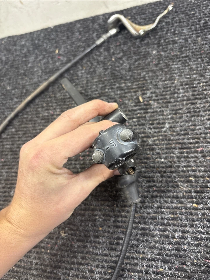 Honda Rebel 250 1986 CMX250 CMX250C embrague manija percha con línea y soporte Foto 4 de 4