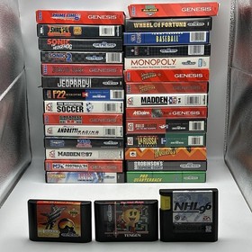 Sega Genesis Model 1 Console Bundle 31 Games 2 Controller Extension Cords Sonic