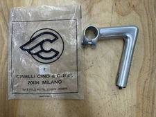 Cinelli 1a Quill Stem 100mm Silver Anodized Vintage NOS Eroica
