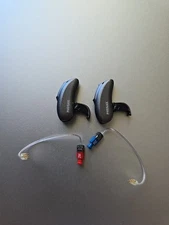 2X_ AUDEO MARVEL M90-312 HEARING AIDS, MILD TO SEVERE HEARING LOSSES.