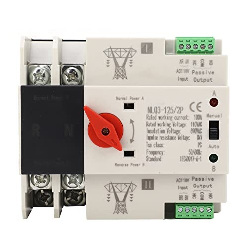 AC110V 100A Automatic Transfer Switch 2P ATS DUALL Power Transfer - 第 3/8 張圖片