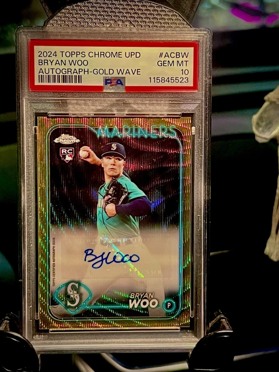 2024 Topps Chrome Update Series - Autographs Bryan Woo #AC