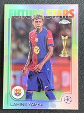 Lamine Yamal 2024-25 Topps Chrome UCC Future Stars Refractor Base RC #27 -SB4