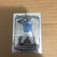 2025 Bowman #BCP-19 Fabian Lopez Chrome Prospects Card Miami Marlins