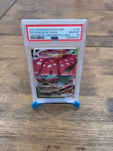 Pokemon TCG Venusaur VMAX SWSH102 Sword & Shield Promo PSA 10