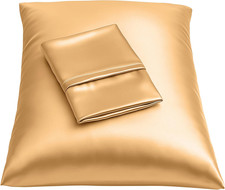 Satin Pillowcase with Zipper, for Hair and Skin Care, Feels Soft and Cool Like a