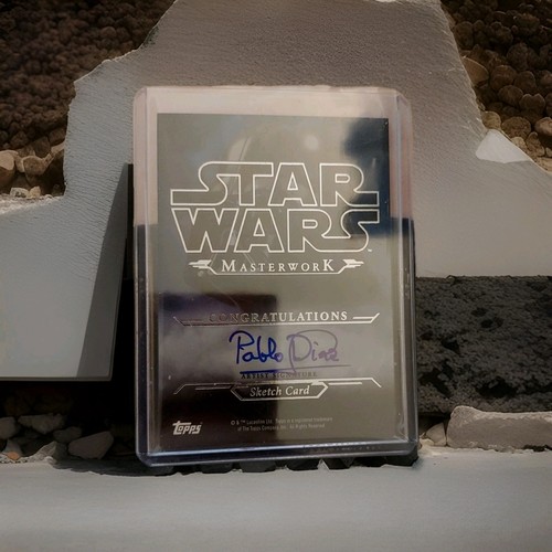 Topps Star Wars Masterwork Emperor Palpatine AP 1/1 Sketch Card by Pablo Diaz - Picture 16 of 24