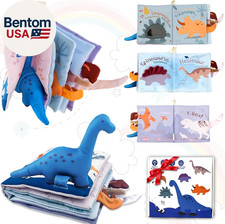Baby Books Toys 0-6-12 Months, Baby Boy Gifts Touch and Feel Crinkle Books with