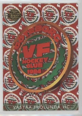 1995-96 Leaf Elit Set Sweden Team Checklist Frolunda Indians Vastra #135 0i7t