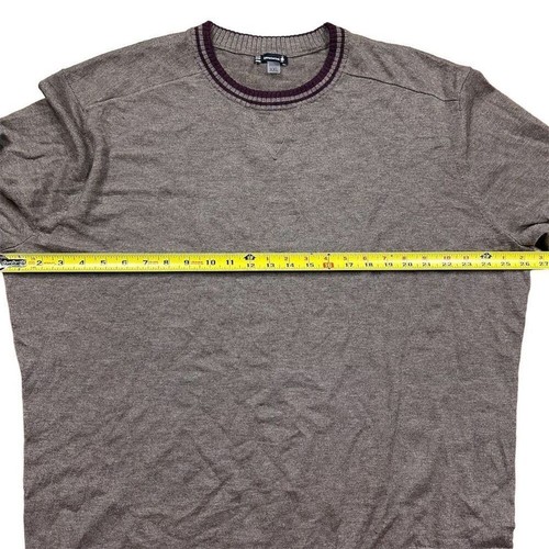 Smartwool Men's Brown Sparwood Crewneck Pullover Sweater Size 2XL Long Sleeves - Picture 4 of 8