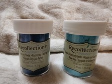 2 Recollections Embossing Powder Sapphire, Glacier