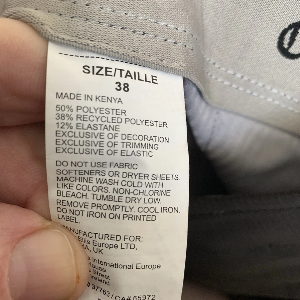 "Pantalones cortos de golf Callaway para hombre talla 38 negros con un bolsillo de carga 9"" entrepierna elástica" Foto 4 de 4