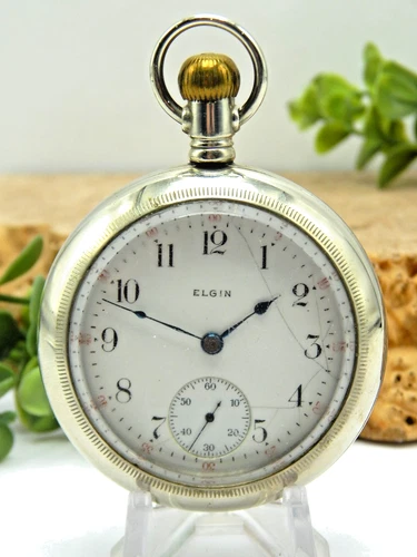 Antique Elgin Grade 317 18 size 15 jewel Pocket watch circa 1911  Running