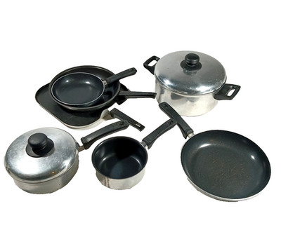 CHEFMATE 7-Piece Aluminum Non-Stick Cookware Kitchen Set + 2-PC MIRRO Bonus Set