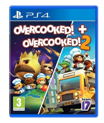 Overcooked 1 and 2 PS4 Brand New Factory Sealed PlayStation 4