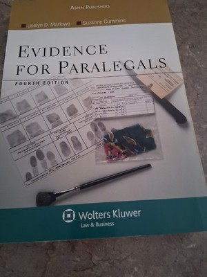 Evidence for Paralegals by Suzanne Cummins and Joelyn D. Marlowe (2007)