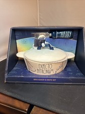 Rae Dunn Harry Potter EXPECTO PATRONUM Brie Baker & Knife Set NEW 2025 RELEASE!!
