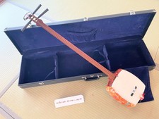 Shamisen Japanese Traditional Musical Instrument with Hard Case Set
