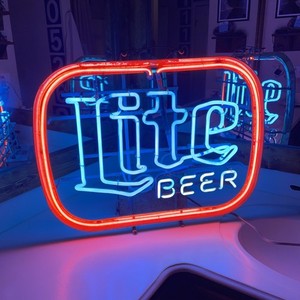 Vintage Miller Lite Neon Sign | eBay