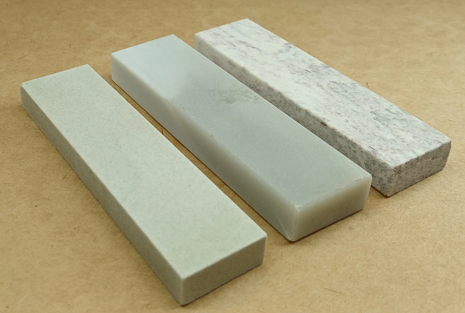 3 Stone Set, 4" Hard Ark., Washita, Translucent Pen Knife Stone,Sharpening Stone
Opens in a new wind
