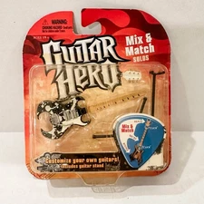 Guitar Hero Mix And Match FEEDBACK SPLATTER FEST McFarlane Toys Mini Guitar READ