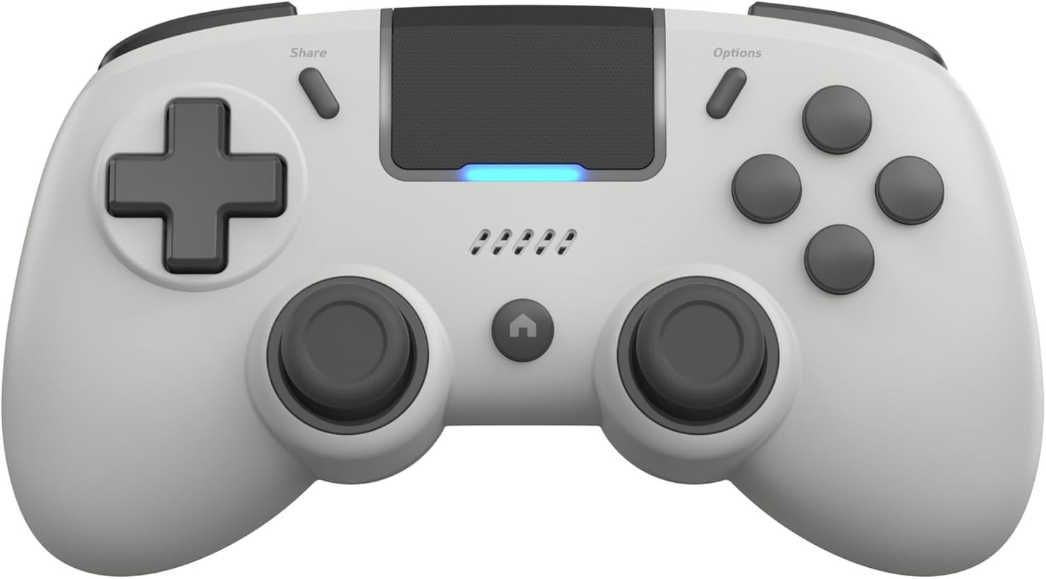 Manette sans fil Mantis Retro Fighters Bluetooth manette PC Windows et PS4 grips gris