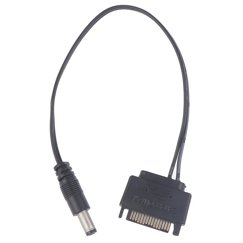 1 Stk SATA-Stecker auf DC 5,5x2,1mm 12V Stromversorgung SATA-zu-DC-Kabel 20cm - Bild 1 von 11