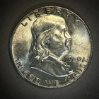 1950 Franklin Half Dollar 90% SILVER - BU