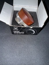 Knodos Coffee Distributor Tool Adjustable Wooden Coffee Compatible 54mm