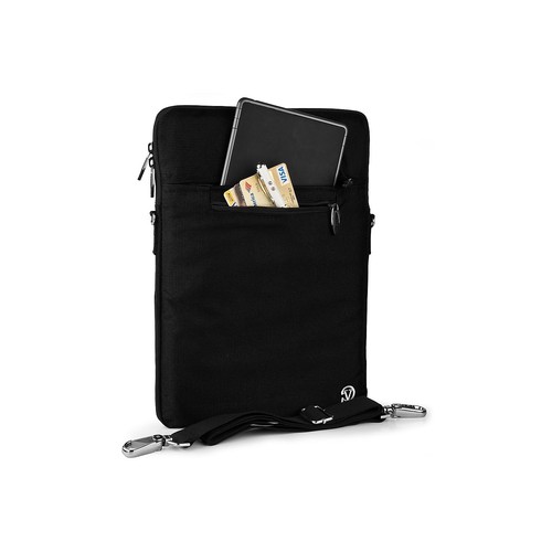 Vangoddy Hydei Large Nylon Protector Case with Shoulder Strap Black NBKLEA024