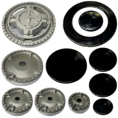 Kit 5 bruciatori + piattelli spartifiamma cucina a gas Ariston Hotpoint