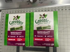 2-pack Greenies BB10/24 Weight Management Regular Natural Dog Dental Care Treats