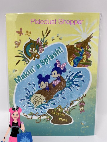 Disney Splash Mountain Brer Rabbit Laughing Place 5x7 Postcard by John Coulter