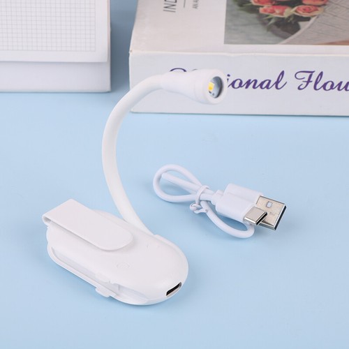 Mini LED Eye Protection Book Night Light Adjustable Clip 360° Flip Study Lamp - Afbeelding 14 van 14