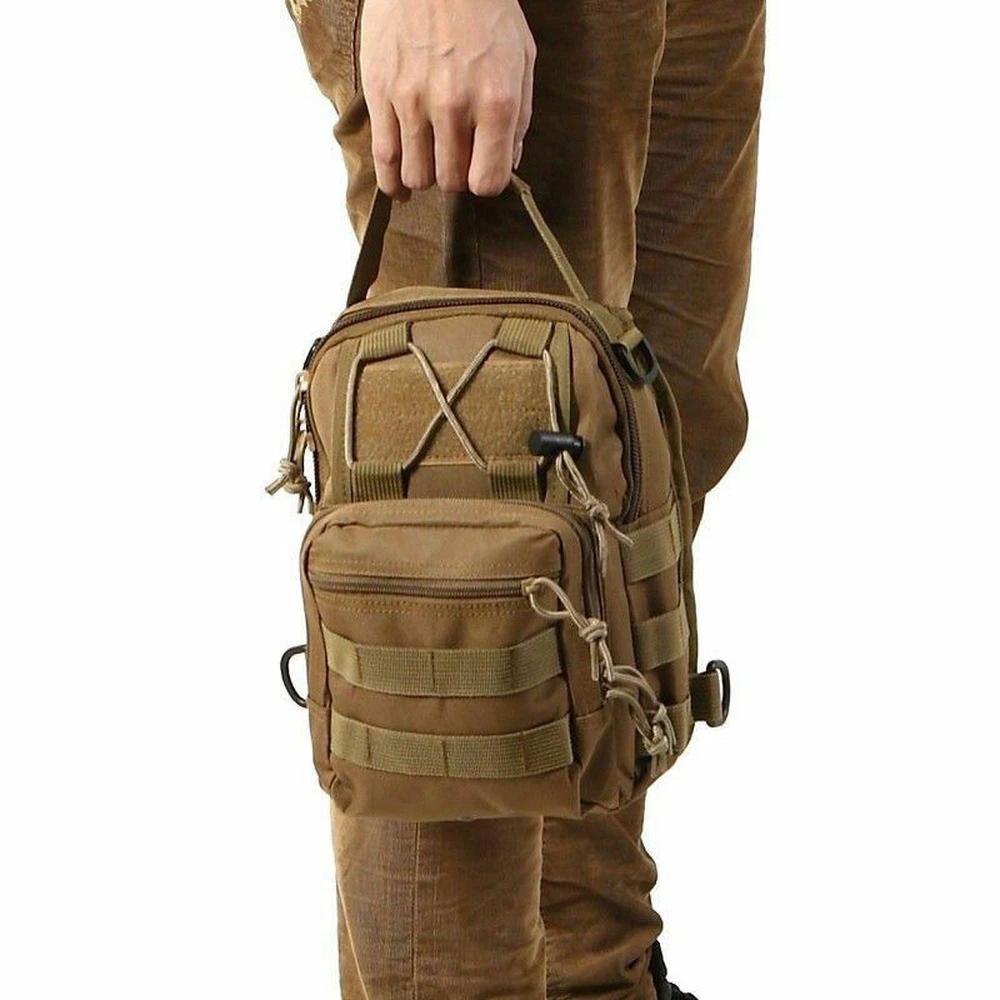 Tactical Sling Bag Pack Small EDC Molle Assault Military Army Shoulder  Backpack