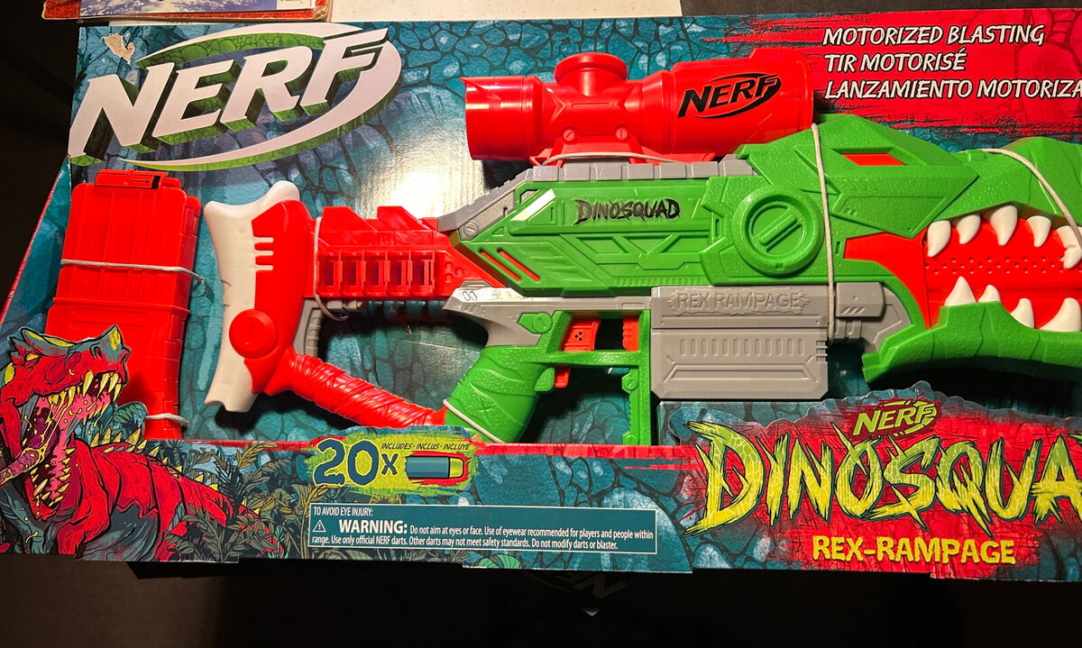 Nerf DinoSquad Rex-Rampage Motorized Dart Blaster