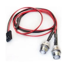 2Leds 5mm LED Light Super White Headlight for RC Car Truck Tank HSP T D3