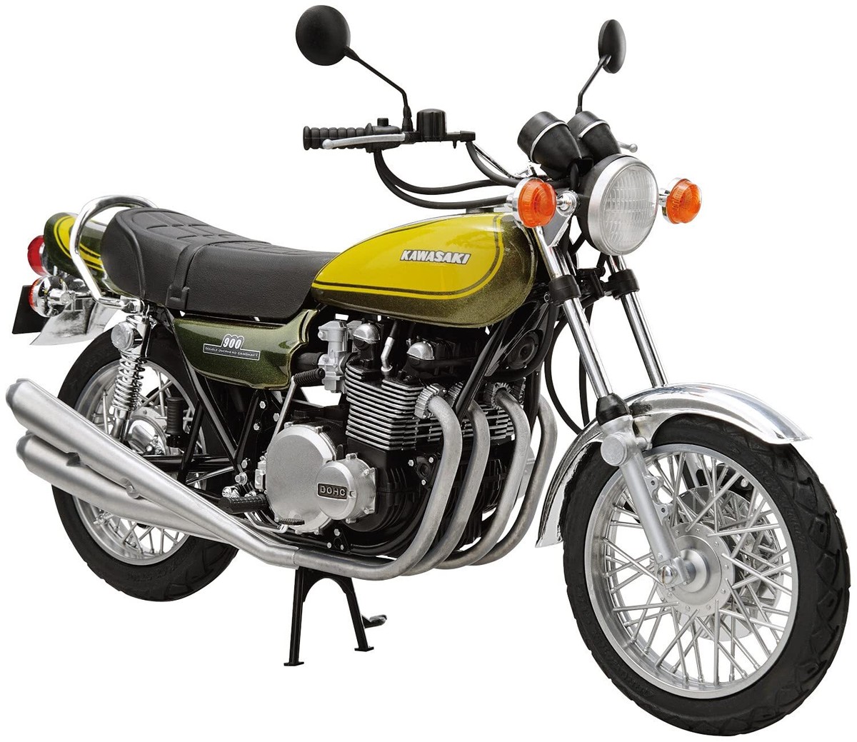 Kawasaki 900 super Z1 1/12スケールモデル AOSHIMA 1/12 The Bike No.47 Kawasaki Z1 900 SUPER4 1973 with