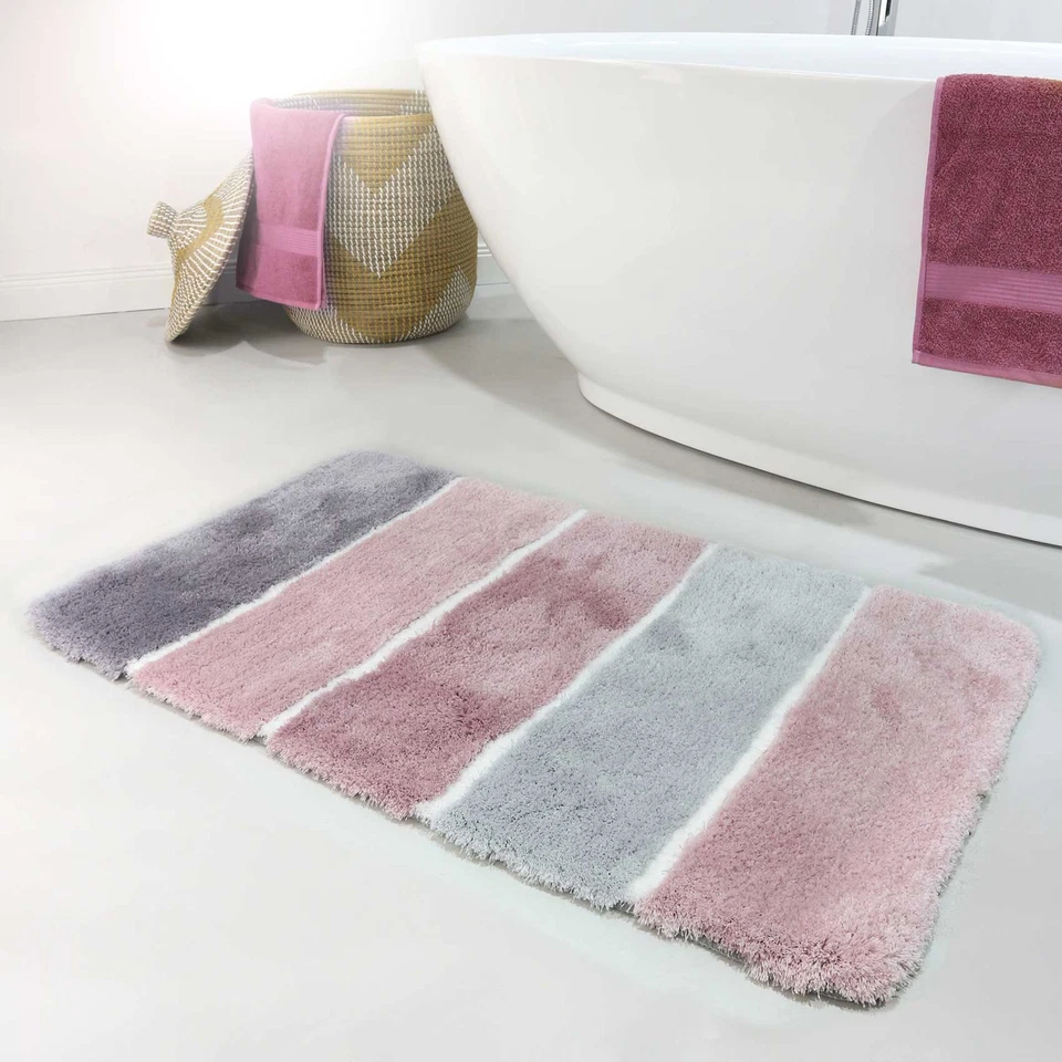 Badteppich rutschfest waschbar weich – Badematte für modernes Badezimmer