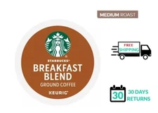 🆕☕ Starbucks Breakfast Blend Keurig Coffee K-cups 